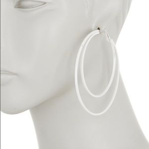 Free Press 75mm Double Hoop Earrings